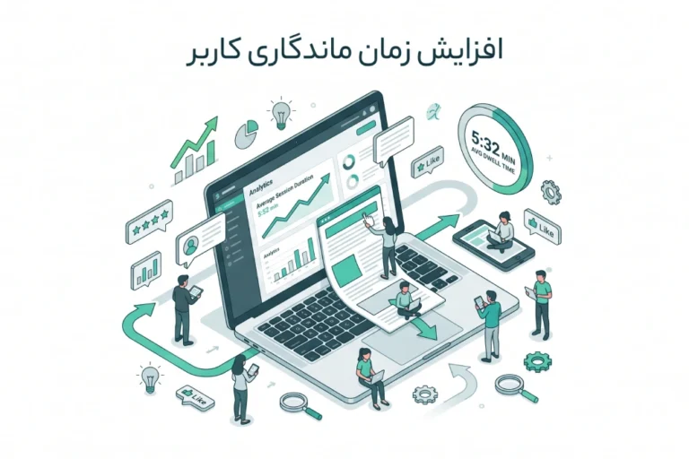 افزایش زمان ماندگاری کاربر