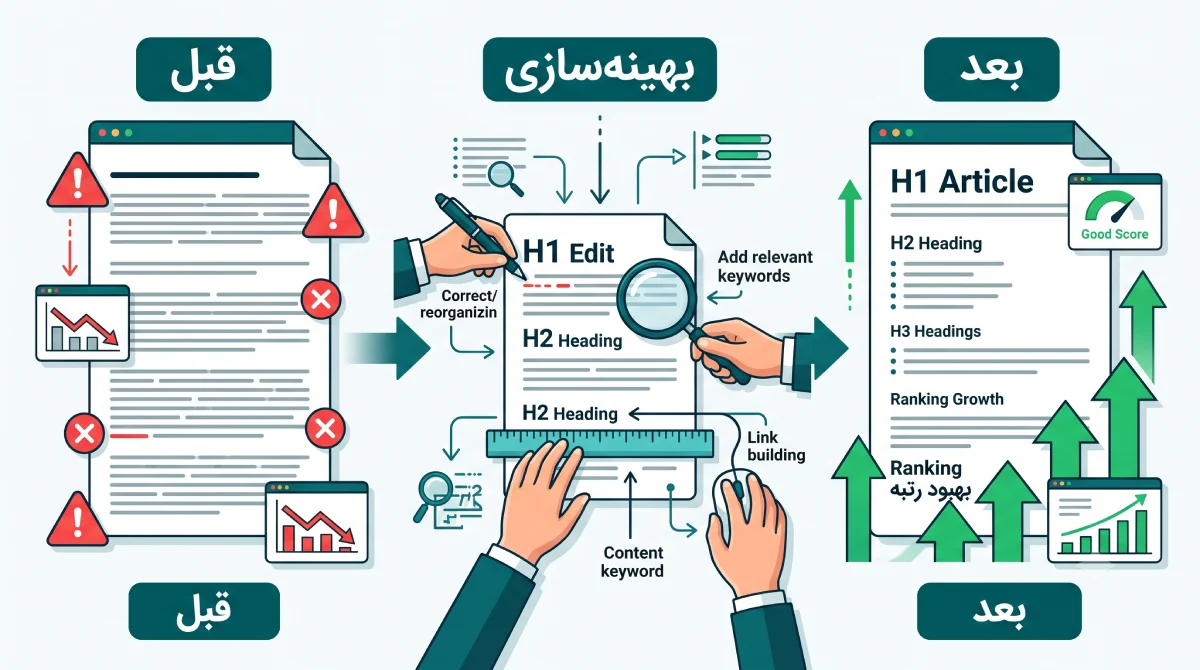 مراحل بهینه‌سازی محتوا برای سئو سایت
