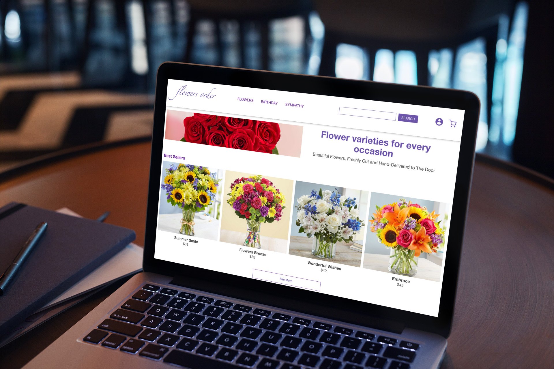 ویژگی های طراحی سایت گلفروشی