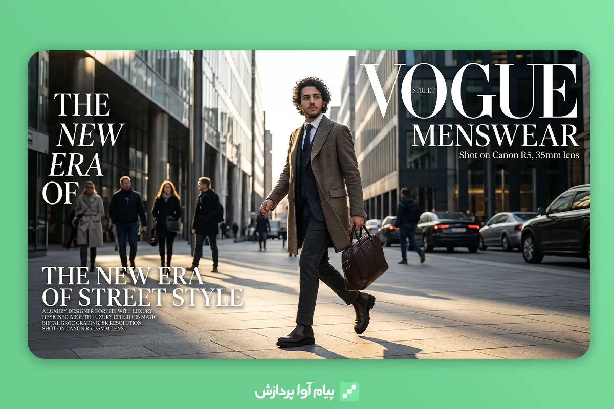 عکس فشن استایل به سبک مجله وگ