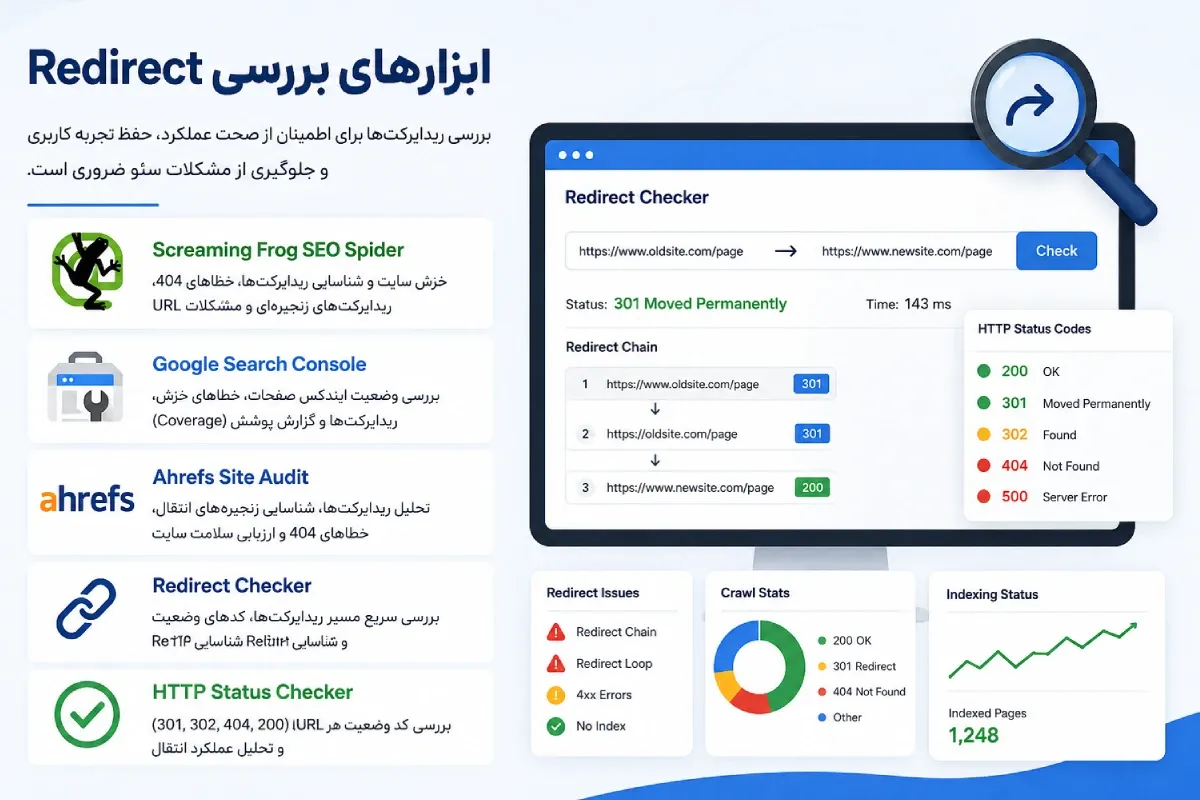 ابزارهای بررسی Redirect