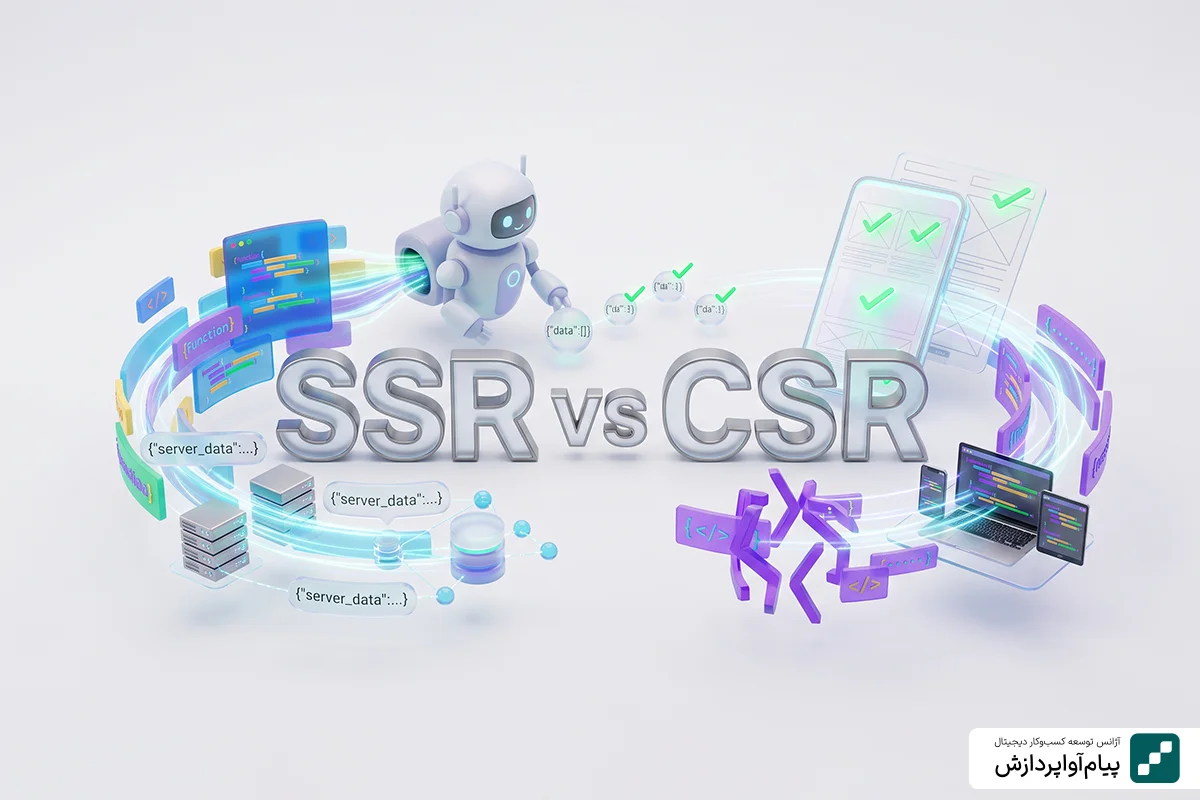 تفاوت ssr با csr